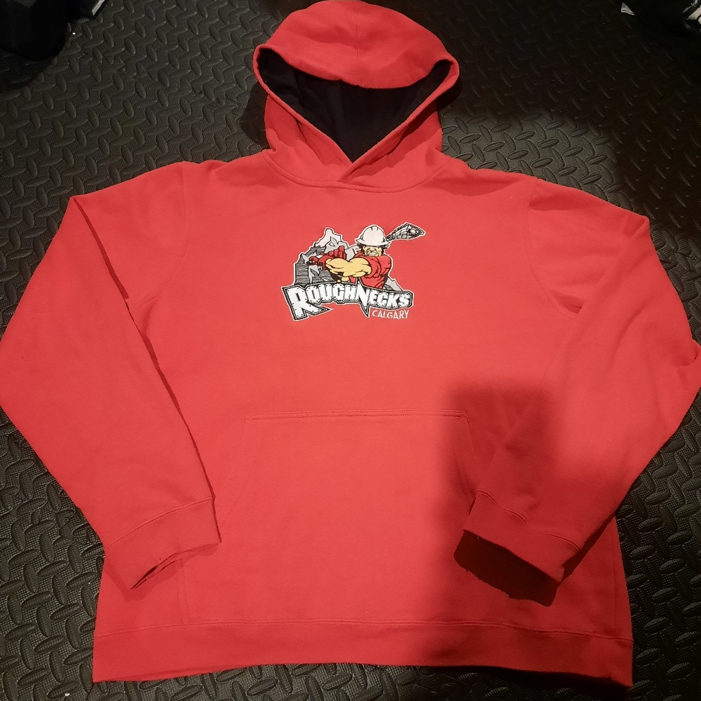 Calgary Roughnecks lacrosse pull over sweater